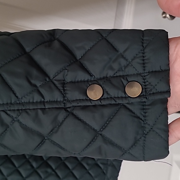 Laura Scott Green Zip-Up Jacket with hood that can be removed w/zipper, Medium - Picture 6 of 12